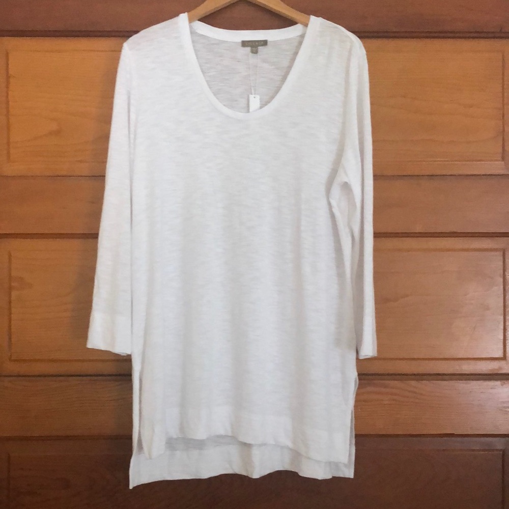 Lilla P U Neck Tunic in White